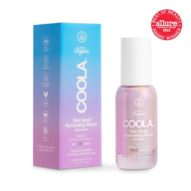 Hovedbilde Dew Good Illuminating Serum Sunscreen with Probiotic Technology 