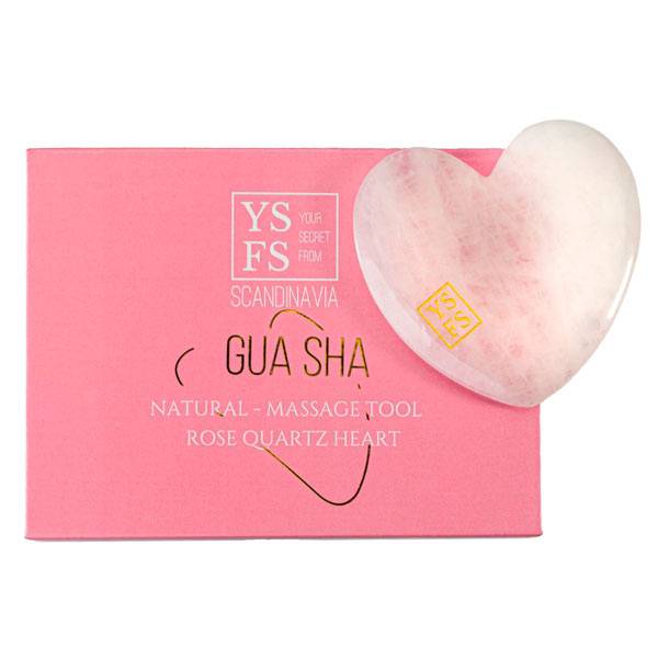 ROSE QUARTZ HEART MASSASJE - PINK