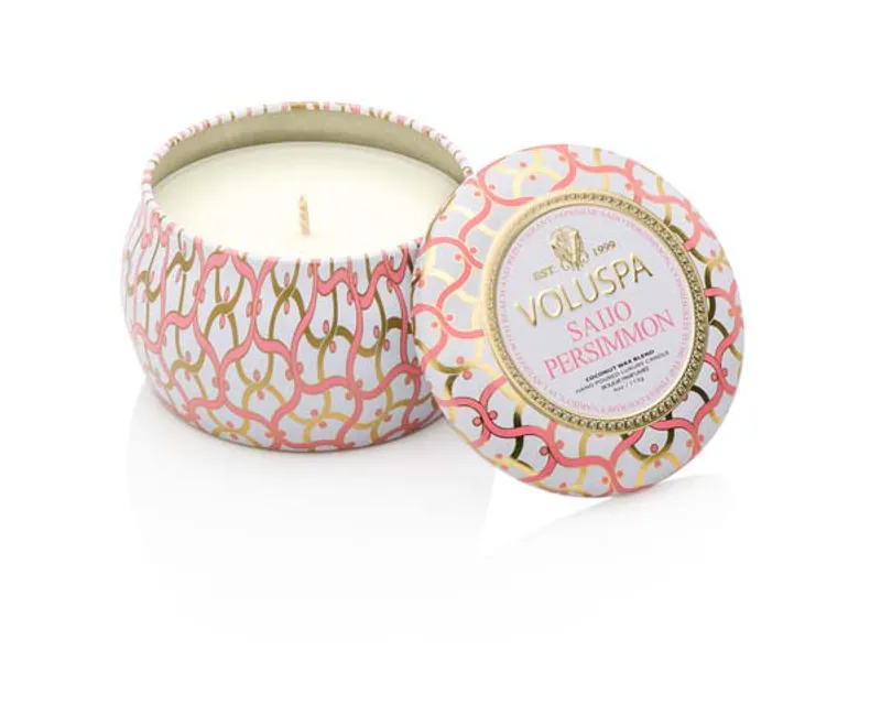 SAIJO PERSIMMON MINI TIN CANDLE
