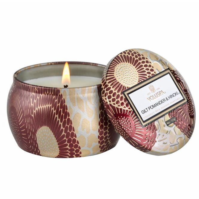 Hovedbilde GILT POMANDER & HINOKI MINI TIN CANDLE