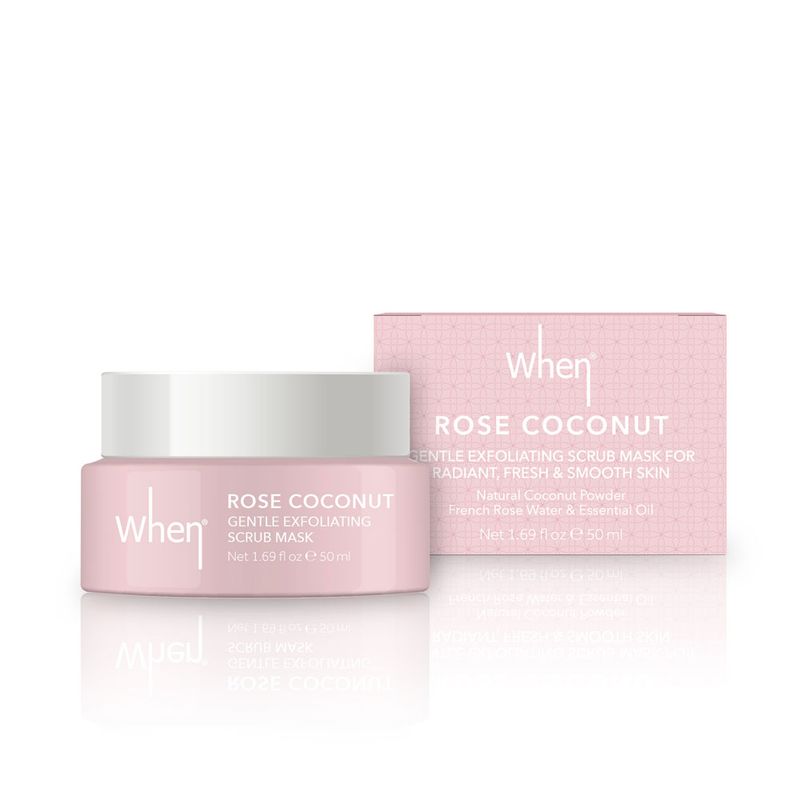 Rose Coconut Gentle Exfoliating Scrub Mask